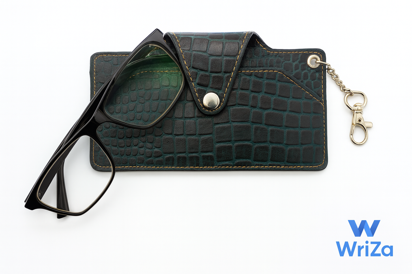WRIZA Genuine Leather Spectacle Cover