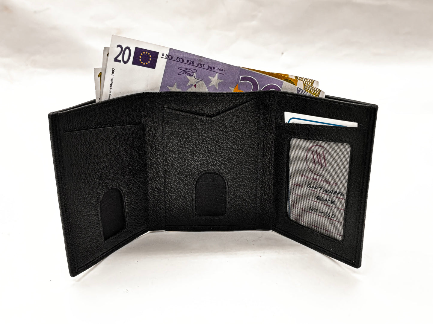 WRIZA RFID Safe Men’s Genuine Leather Slim Wallet