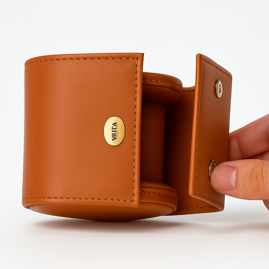 WRIZA Genuine Leather Watch Box