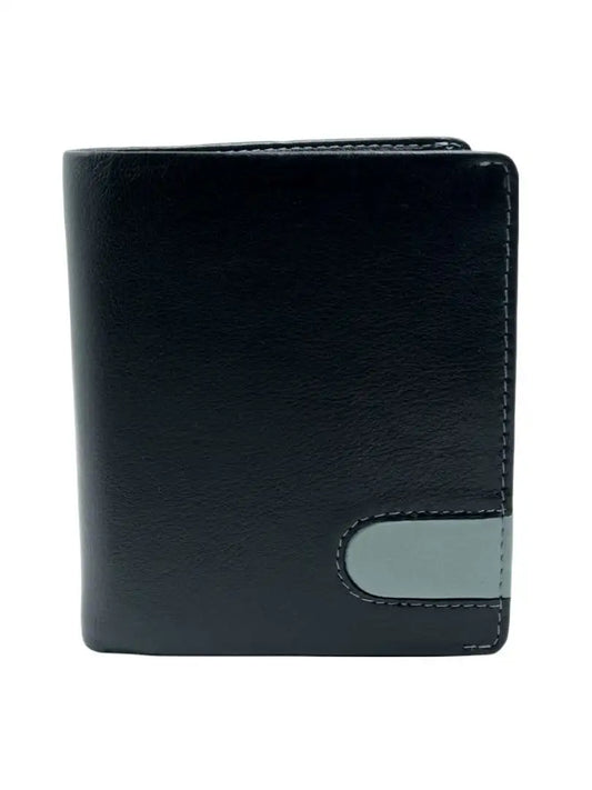 WRIZA Premium Men’s Genuine Leather Slim Bifold Wallet