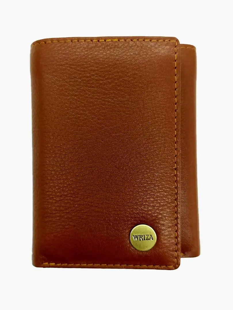 WRIZA Premium Men’s Genuine Leather Slim Bifold Wallet