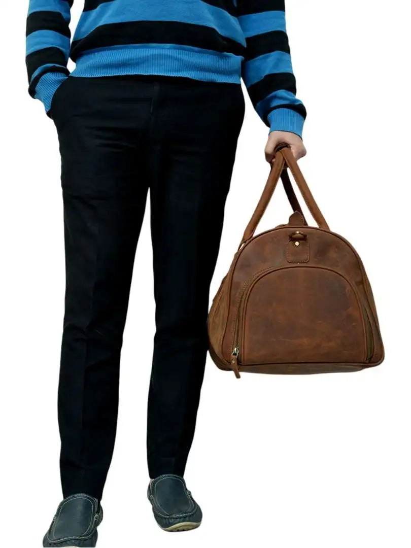 WRIZA Genuine Leather Travel Bags