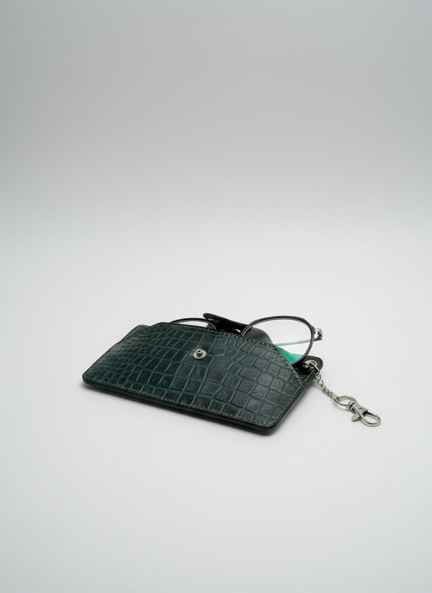 WRIZA Genuine Leather Spectacle Cover