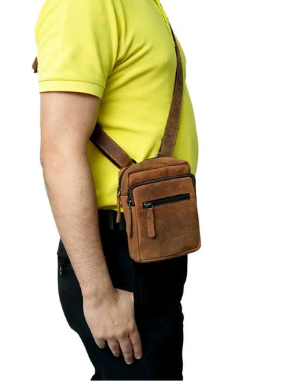 WRIZA Genuine Leather Sling Bag