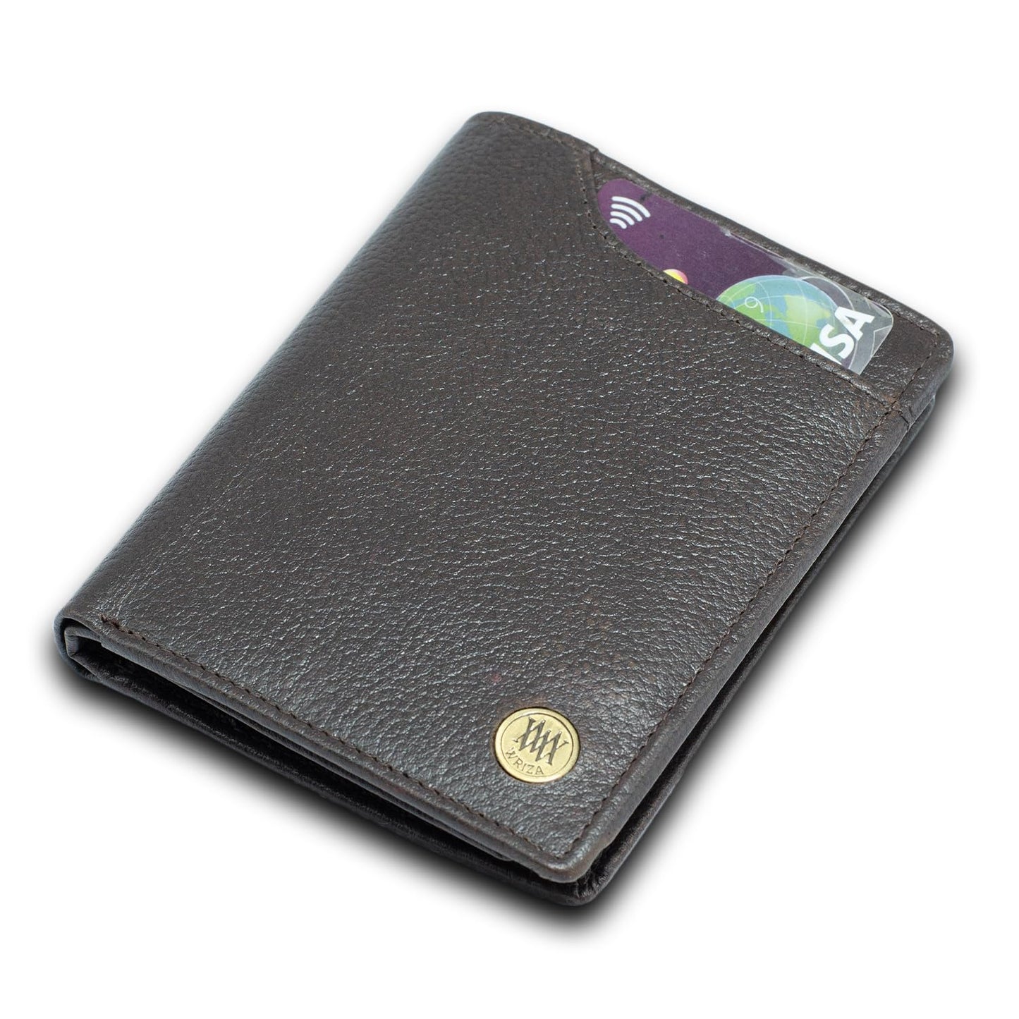 WRIZA Men's Travel Trendy | Formal Genuine Leather Wallet with RFID Blocking
