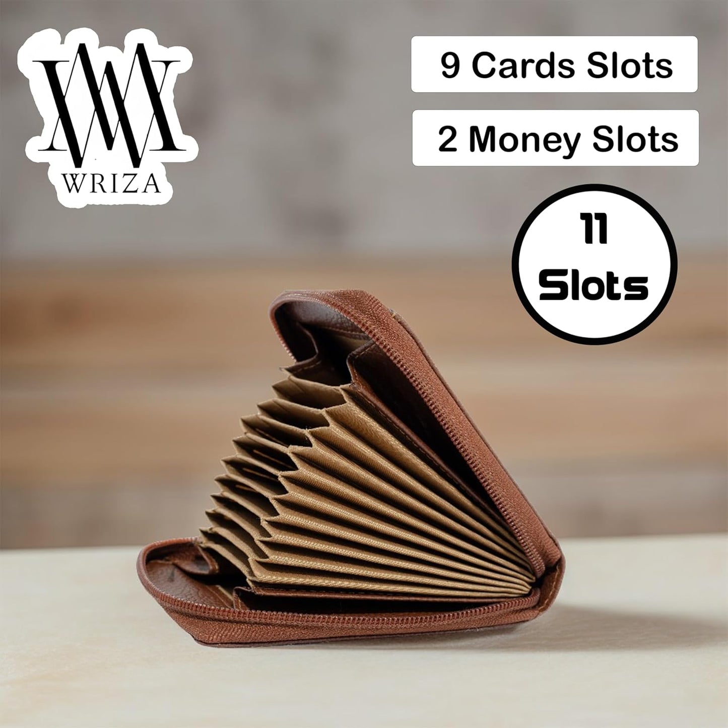 WRIZA Men and Woman | Genuine Leather Card Holder