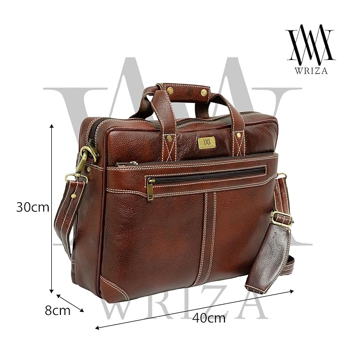 WRIZA Genuine Leather Men's Messenger Bag