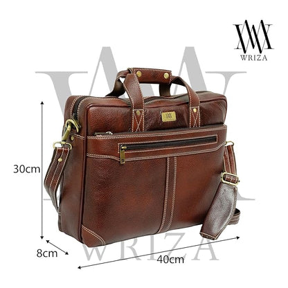 WRIZA Genuine Leather Men's Messenger Bag
