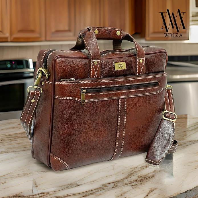 WRIZA Genuine Leather Men's Messenger Bag