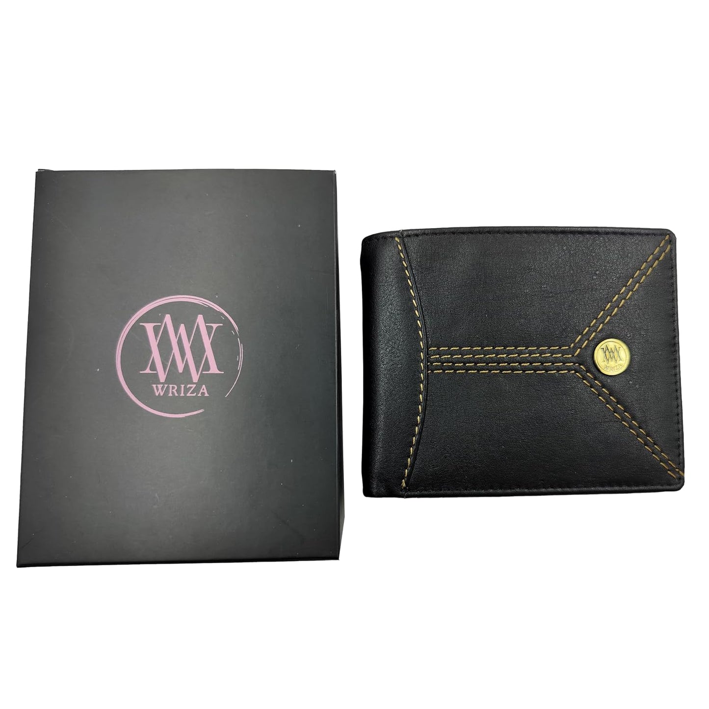 WRIZA Men's Travel Trendy | Formal Genuine Leather Wallets with RFID Protected