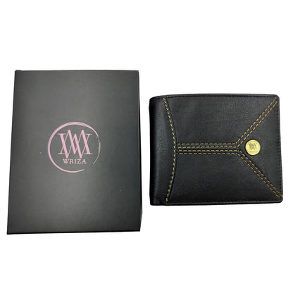 WRIZA Men's Travel Trendy | Formal Genuine Leather Wallets with RFID Protected