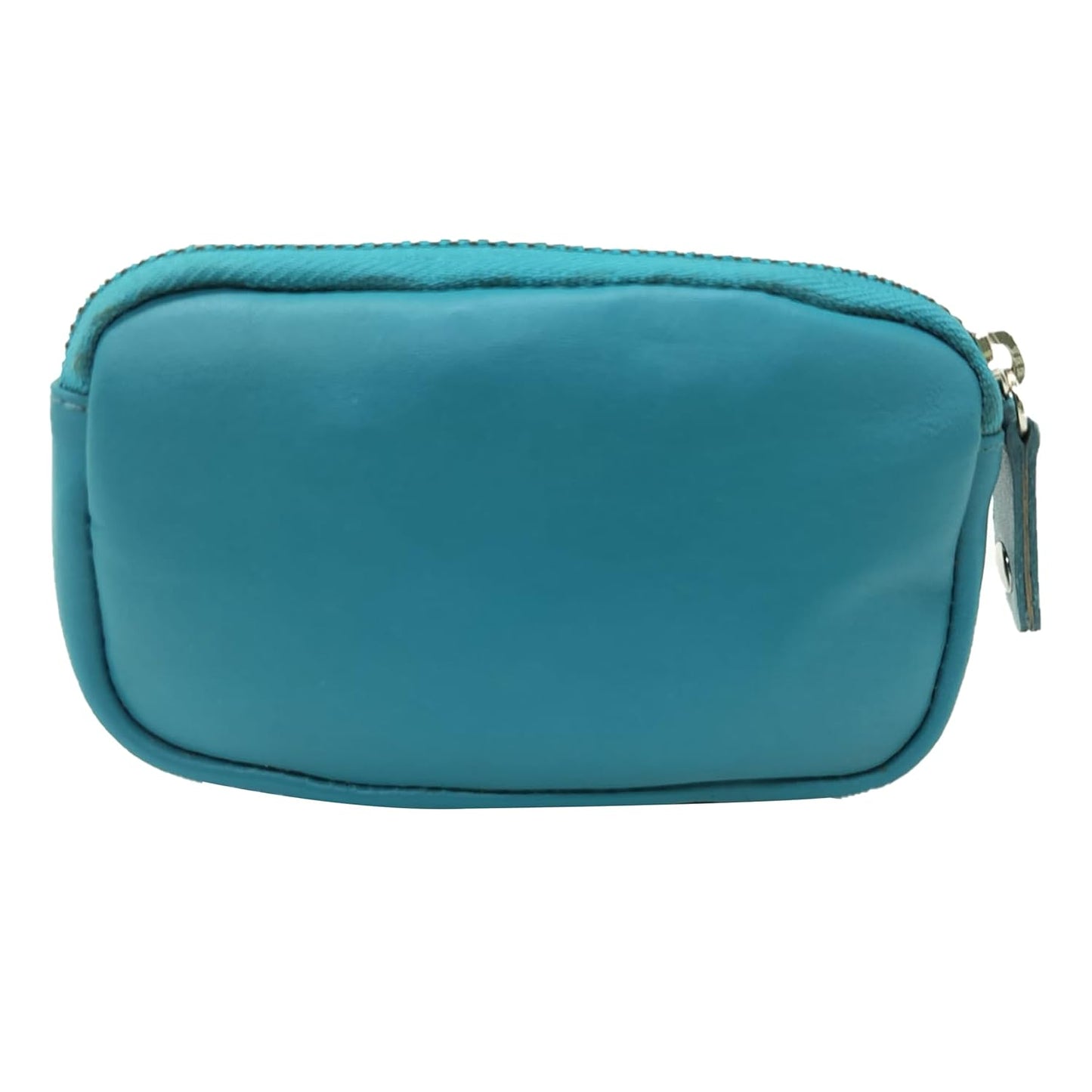 WRIZA Genuine Leather Key Pouch for Women | 2-Compartment Key Holder Case | Compact & Elegant Key Organizer for Purse or Bag - Colour as per avability