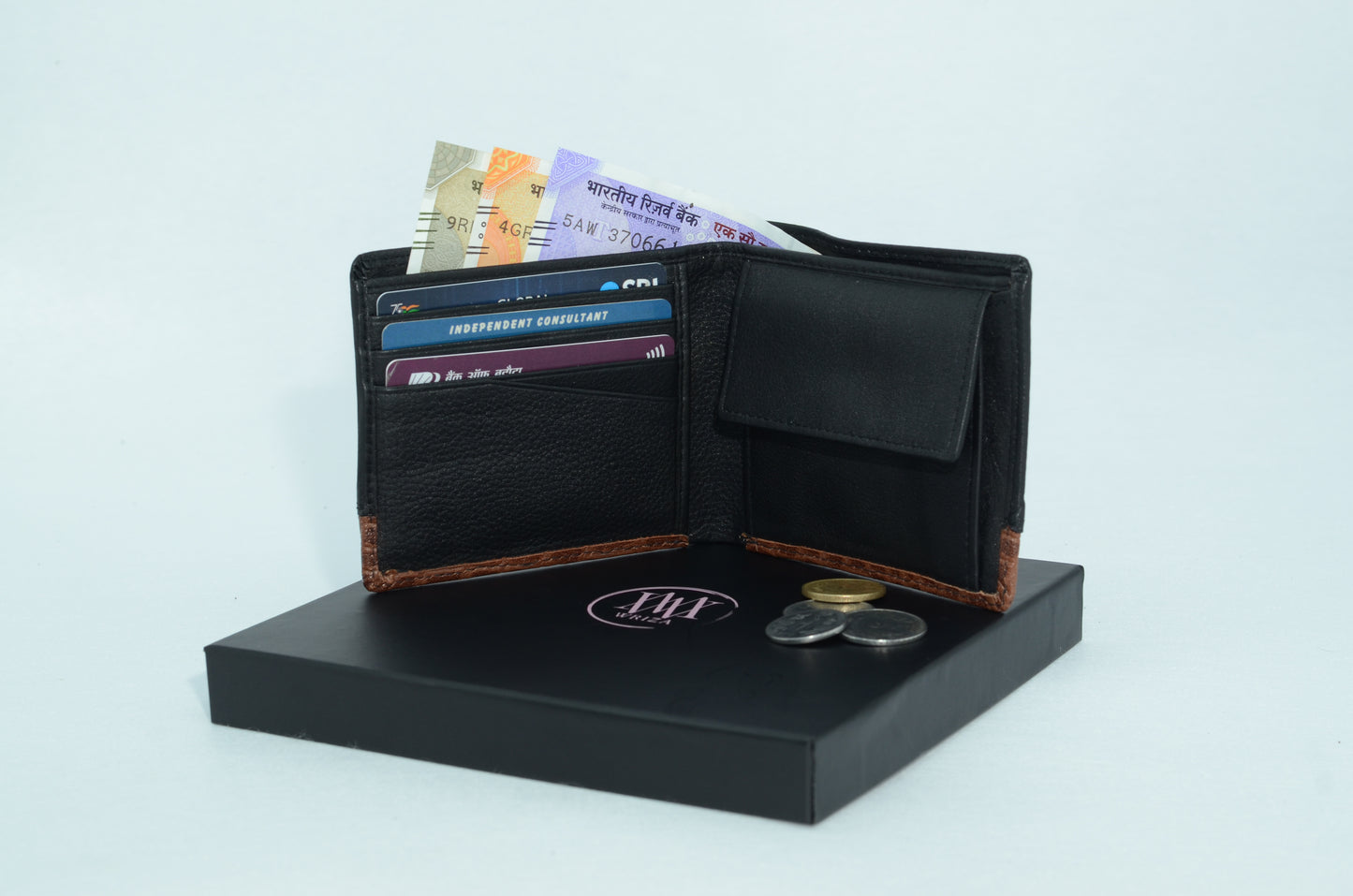 WRIZA Genuine Leather Wallet |RFID Protected Leather Purse