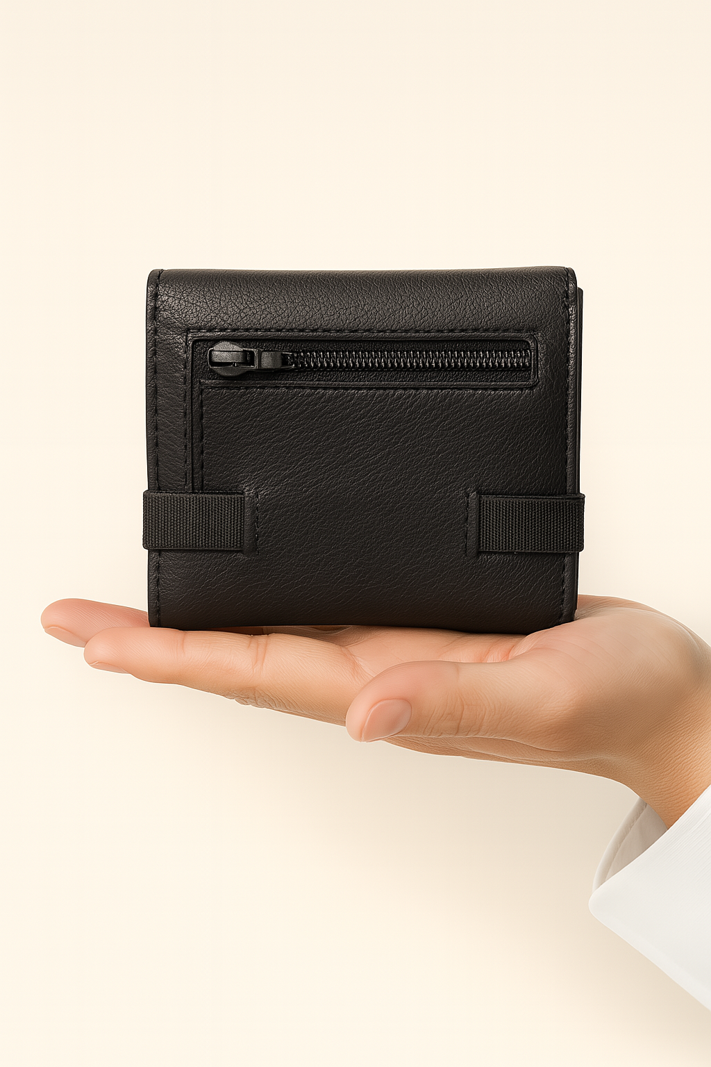 WRIZA RFID Safe Men’s Genuine Leather Slim Wallet