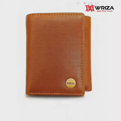 WRIZA Premium Men’s Genuine Leather Slim Bifold Wallet