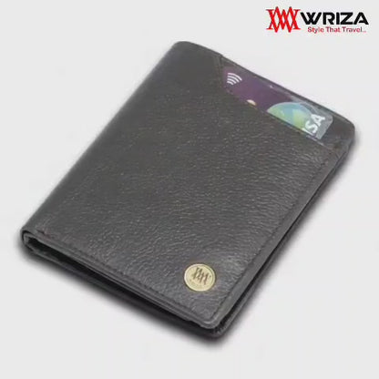 WRIZA Men's Travel Trendy | Formal Genuine Leather Wallet with RFID Blocking