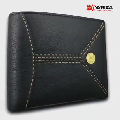 WRIZA Men's Travel Trendy | Formal Genuine Leather Wallets with RFID Protected