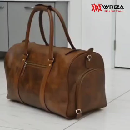 WRIZA Genuine Leather Travel Bags