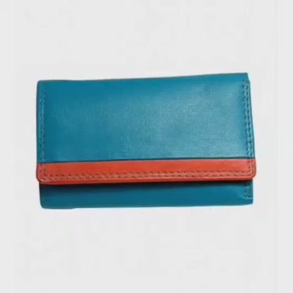 WRIZA Women's RFID Safe Key Case | Genuine Leather Key Holder